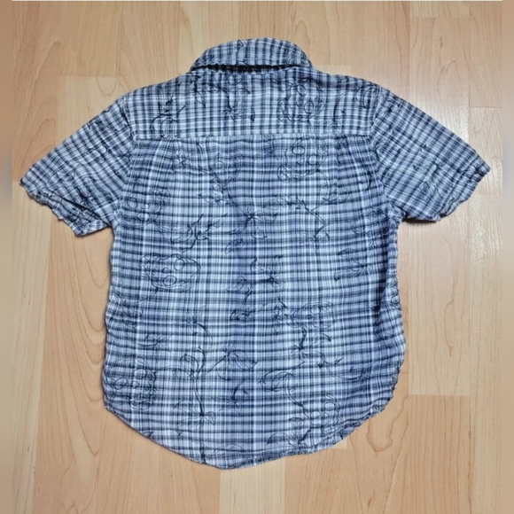 BUNDLE & SAVE Baby Gap plaid/floral/skull print shirt - Picture 8 of 9